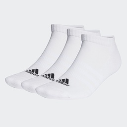 [4066746333488] CUSHIONED LOW-CUT SOCKS 3 PAIRS - White / Black