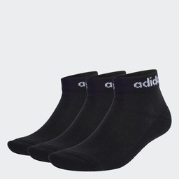 THINK LINEAR ANKLE SOCKS 3 PAIRS - Black / White