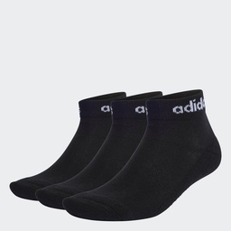 THINK LINEAR ANKLE SOCKS 3 PAIRS - Black / White