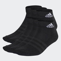 CUSHIONED SPORTSWEAR ANKLE SOCKS 6 PAIRS - Black / White