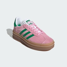 GAZELLE BOLD SHOES - True Pink / Green / Cloud White