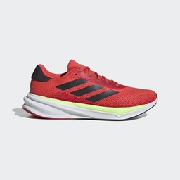 SUPERNOVA STRIDE RUNNING SHOES - Bright Red / Core Black / Green Spark