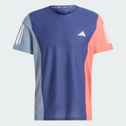 OWN THE RUN COLORBLOCK T-SHIRT - Dark Blue / Preloved Ink / Preloved Scarlet
