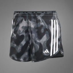 OWN THE RUN 3-STRIPES ALLOVER PRINT SHORTS - Grey Four / Grey Six / Carbon / Black