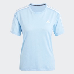 OWN THE RUN 3-STRIPES T-SHIRT - Blue Blink