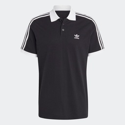 ADICOLOR CLASSICS 3-STRIPES POLO SHIRT - Black