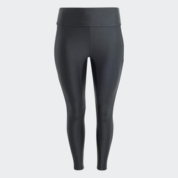 [4067886185777] 3-STRIPES LEGGINGS (PLUS SIZE) - Black