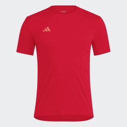 ADIZERO ESSENTIALS RUNNING T-SHIRT - Better Scarlet 