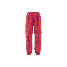 ADIDAS BY STELLA MCCARTNEY WOVEN PRINTED TRACK PANTS - Active Orange / Real Magenta