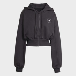 ADIDAS BY STELLA MCCARTNEY SPORTSWEAR CROPPED HOODIE - Black 