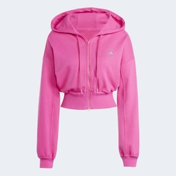 ADIDAS BY STELLA MCCARTNEY SPORTSWEAR CROPPED HOODIE - Real Magenta