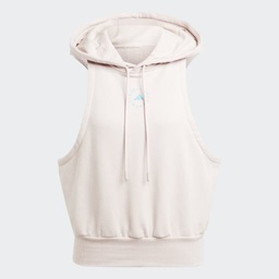 ADIDAS BY STELLA MCCARTNEY SPORTSWEAR SLEEVELESS HOODIE - New Rose 