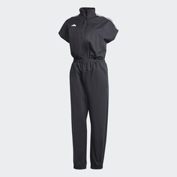 TIRO WOVEN LOOSE JUMPSUIT - Black