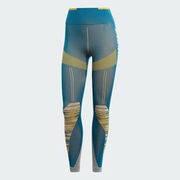 ADIDAS BY STELLA MCCARTNEY TRUESTRENGTH SEAMLESS YOGA LEGGINGS - Tech Mineral / Pulse Olive / Trace Khaki