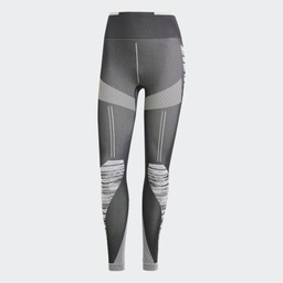 ADIDAS BY STELLA MCCARTNEY TRUESTRENGTH SEAMLESS YOGA LEGGINGS - Black / White / Chalk Pearl