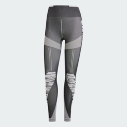 ADIDAS BY STELLA MCCARTNEY TRUESTRENGTH SEAMLESS YOGA LEGGINGS - Black / White / Chalk Pearl
