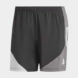 OWN THE RUN COLORBLOCK SHORTS - Black / Halo Silver / Grey Five