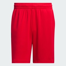 LEGENDS 3-STRIPES BASKETBALL SHORTS - Better Scarlet / Aurora Black