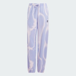 DYE ALLOVER PRINT SWEAT JOGGERS - Violet Tone