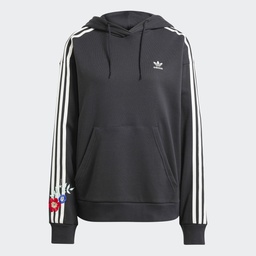 GRAPHICS FLORAL HOODIE - Black 