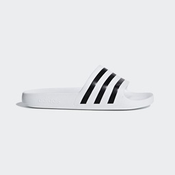 ADILETTE AQUA SLIDES - Cloud White / Core Black / Cloud White