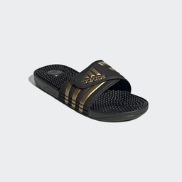 ADISSAGE SLIDES - Core Black / Gold Metallic / Core Black
