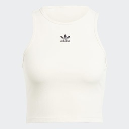 [4066766553354] ESSENTIALS RIB TANK TOP - Wonder White