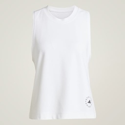 ADIDAS BY STELLA MCCARTNEY LOGO TANK TOP - White