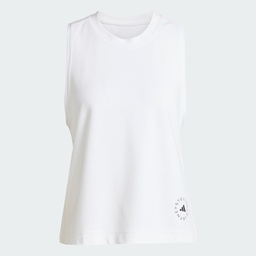 ADIDAS BY STELLA MCCARTNEY LOGO TANK TOP - White