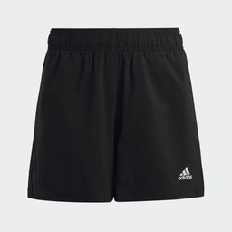 ESSENTIALS SMALL LOGO CHELSEA SHORTS - Black / White