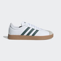 VL COURT BASE SHOES - Ftwr White / Collegiate Green / Grey One