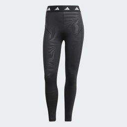 TECHFIT PRINTED 7/8 LEGGINGS - Black
