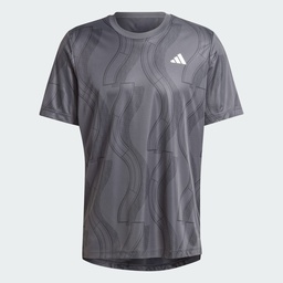 CLUB TENNIS GRAPHIC T-SHIRT - Carbon / Black