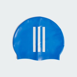 [4066763707958] ADIDAS 3-STRIPES SWIM CAP KIDS - Bright Royal / White