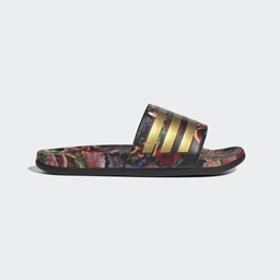ADILETTE COMFORT SLIDES - Core Black / Gold Met. / Core Black