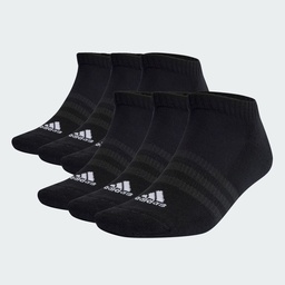 CUSHIONED SPORTSWEAR LOW-CUT SOCKS 6 PAIRS - Black / White