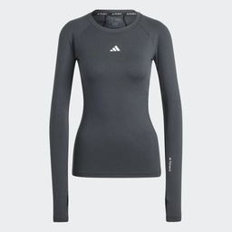 TECHFIT LONG SLEEVE TRAINING LONG-SLEEVE TOP - Black