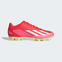 X CRAZYFAST CLUB FLEXIBLE GROUND BOOTS - Solar Red / Cloud White / Team Solar Yellow 2