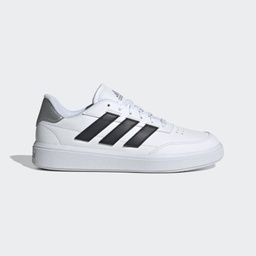 COURTBLOCK SHOES - Cloud White / Core Black / Silver Metallic
