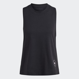 ADIDAS BY STELLA MCCARTNEY LOGO TANK TOP - Black