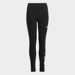 ESSENTIALS LINEAR LOGO COTTON LEGGINGS - Black / White