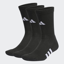 PERFORMANCE CUSHIONED CREW SOCKS 3 PAIRS - Black / Black / Black