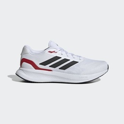 RUNFALCON 5 WIDE RUNNING SHOES - Cloud White / Core Black / Better Scarlet