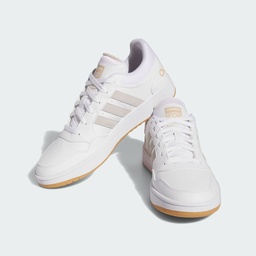 HOOPS 3.0 LOW CLASSIC VINTAGE SHOES - Cloud White / Cloud White / Magic Beige