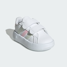 GRAND COURT 2.0 SHOES KIDS - Cloud White / Crystal Jade / Clear Pink