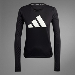 RUN IT LONG-SLEEVE TOP - Black