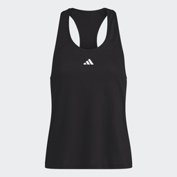 TRAIN ESSENTIALS MINIMAL BRANDING RACERBACK TANK TOP - Black