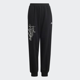 BRAND LOVE JOGGERS KIDS - Black / White
