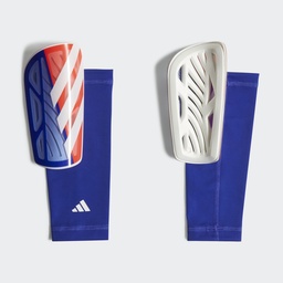 TIRO LEAGUE SHIN GUARDS - Solar Red / Lucid Blue / White