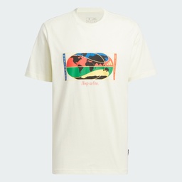 WORLDWIDE HOOPS GLOBAL GRAPHIC T-SHIRT - Ivory